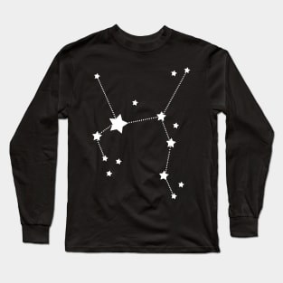 Sagittarius Stars Zodiac Constellation Long Sleeve T-Shirt